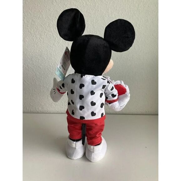 Disney Valentine's Mickey Mouse in Heart Outfit Greeter Porch Entrance NEW - Picture 10 of 14